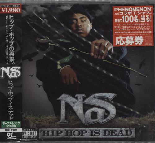 Nas Hip Hop Is Dead + Obi - Sealed Japanese Promo CD album